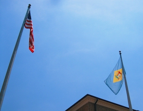 American and Delaware flags symbolizing Cool Nerds Marketing's strong local presence in Delaware and wide-reaching service across the nation.