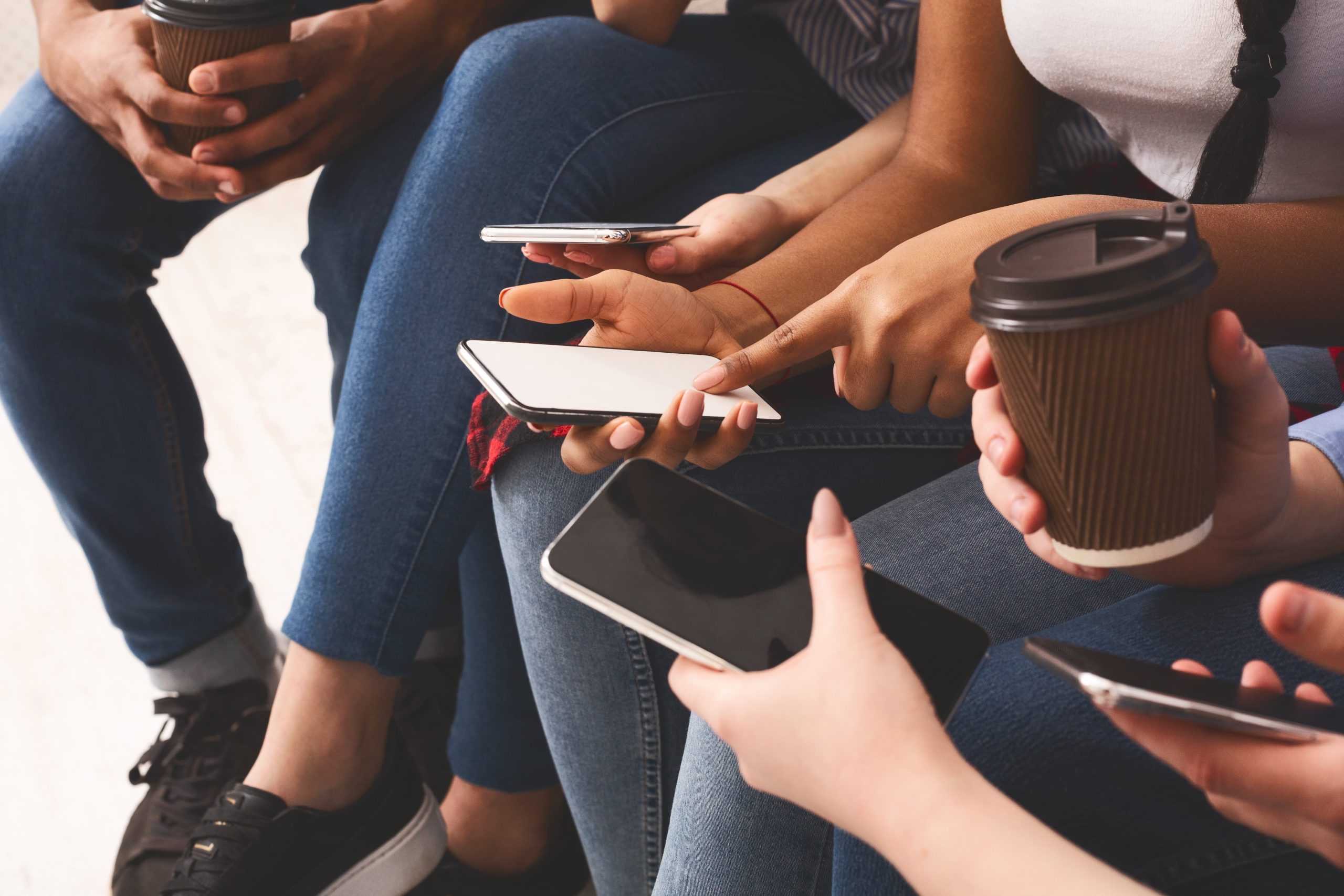 Paid social media agency studying mobile usage and ad engagement across social platforms