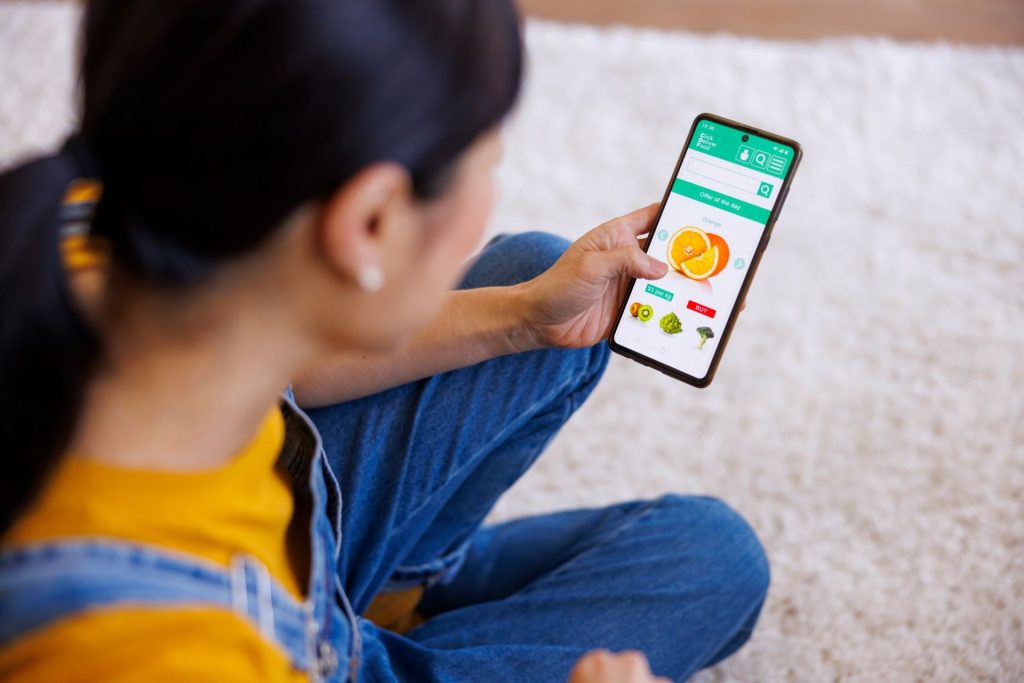 Retail media for CPG brands reaches shoppers browsing a grocery app at the moment of purchase